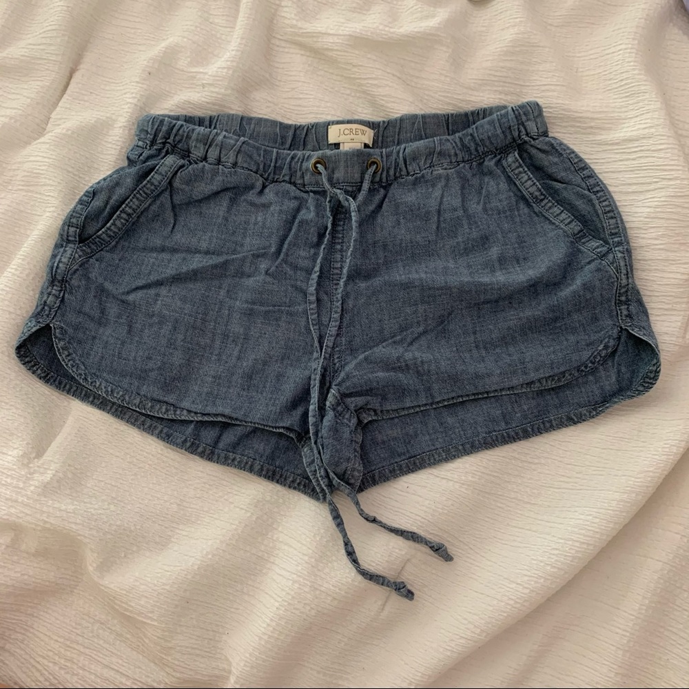 J.Crew chambray pull-on shorts
